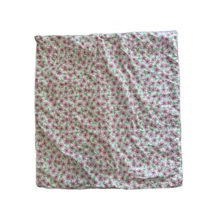 Lilly Pulitzer Perfectly Patched Pillow Case Throw 90s Pink Flowers Square 24x24